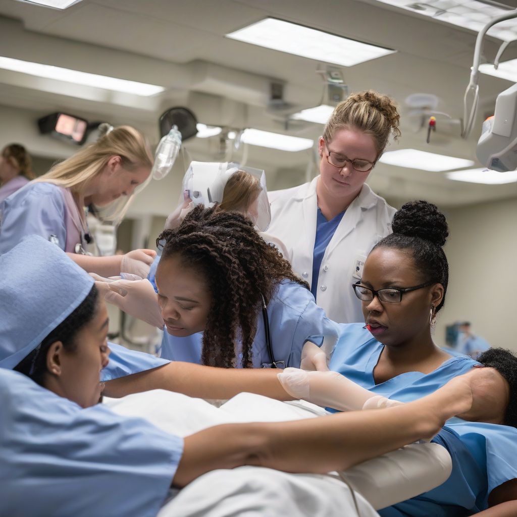 Nursing Students and Instructor